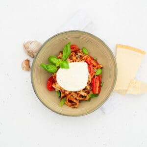 Chiel's Favoriet: Pasta a la caprese met buratta