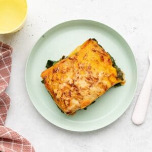 Kids-Lasagne met pompoen, spinazie en oesterzwam