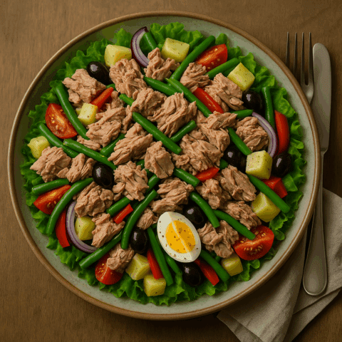 Foto Salade Nicoise met tonijn