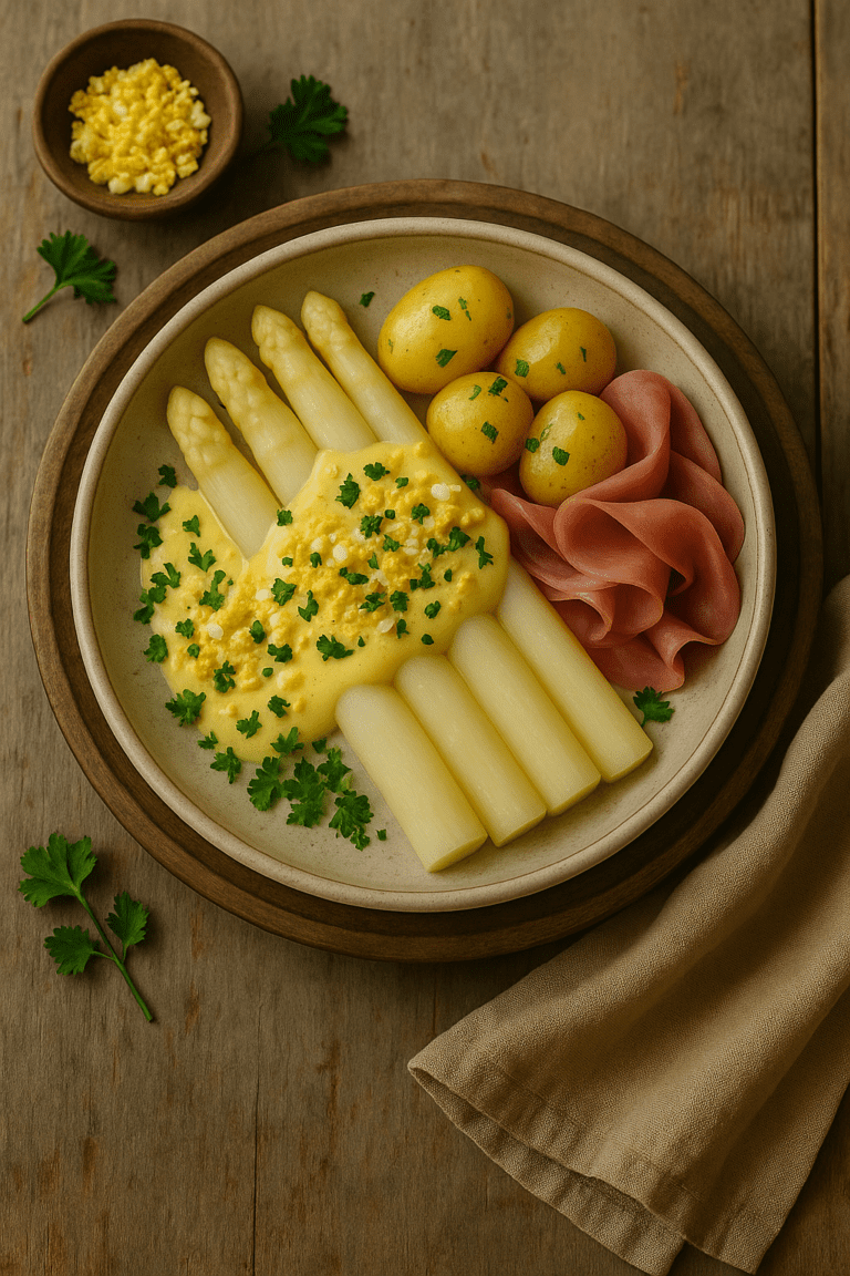Foto Hollandse Asperges schotel