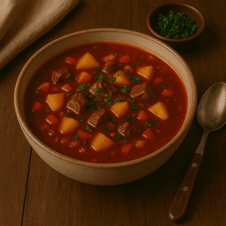 Foto Hongaarse Goulash soep – 500 ml