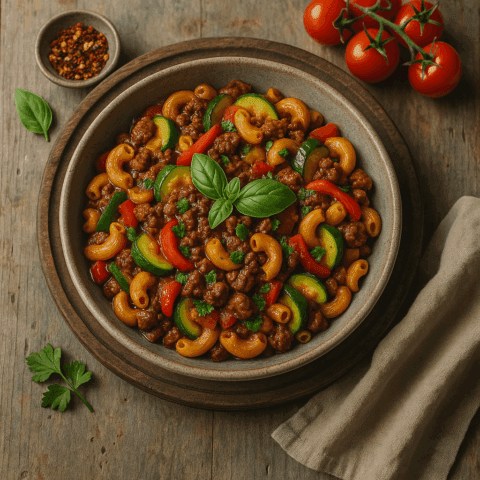Foto Grootmoeders macaroni schotel