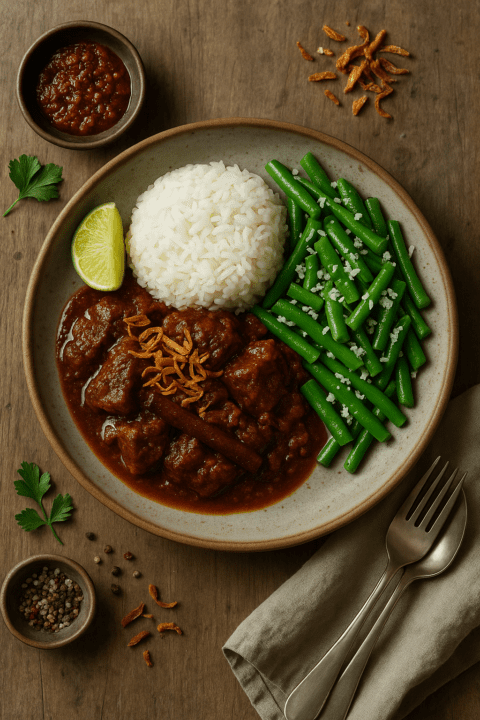 Foto Indonesische Rendang